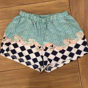 Karlie Pattered Shorts With Pockets